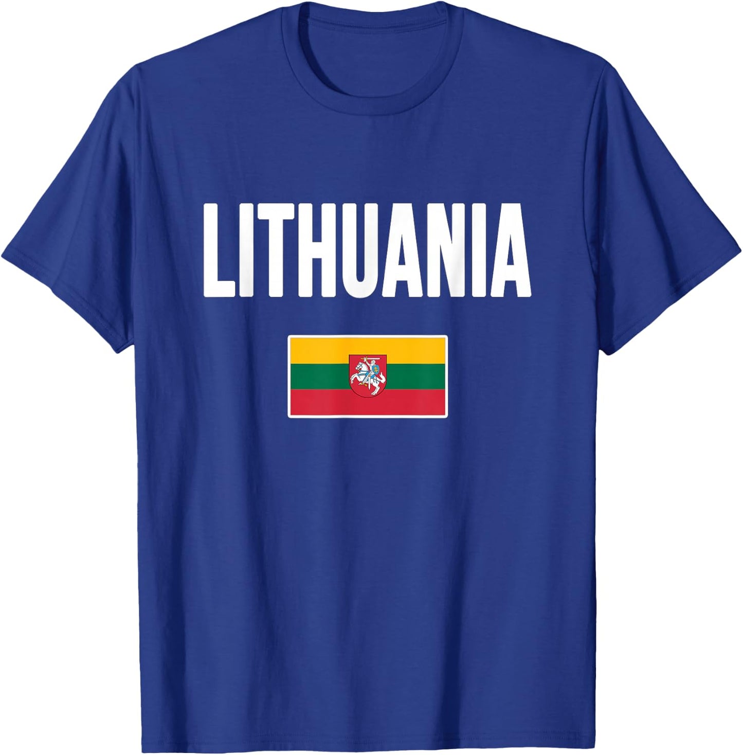 Lithuania Lithuanian Flag Lietuva Souvenir T-Shirt - T-Shirt | Royal