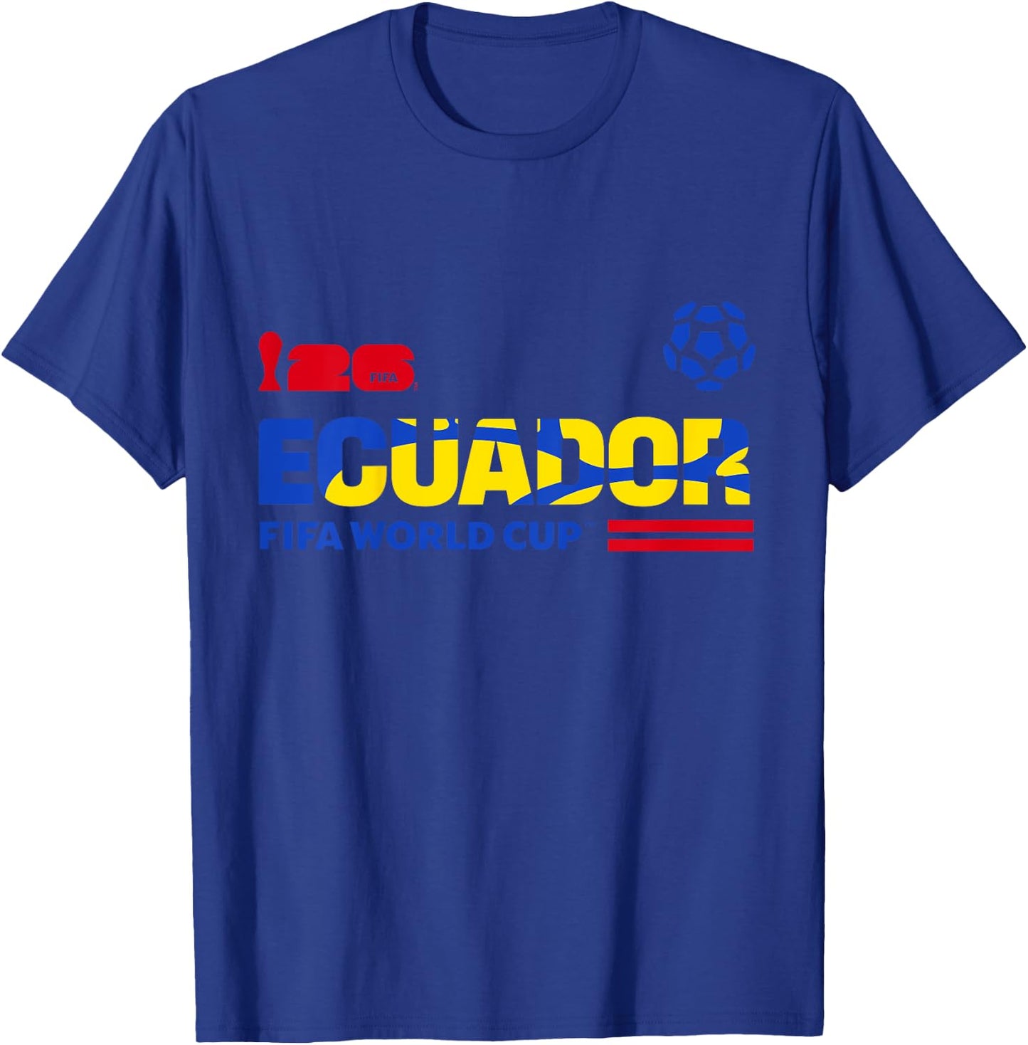 Kids FIFA World CUP26 Qualifier Ecuador T-Shirt - T-Shirt | Royal