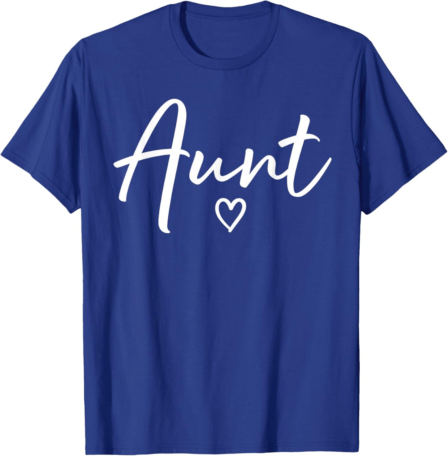 Aunt Gifts Heart Mother's Day Aunt T-Shirt - T-Shirt | Royal