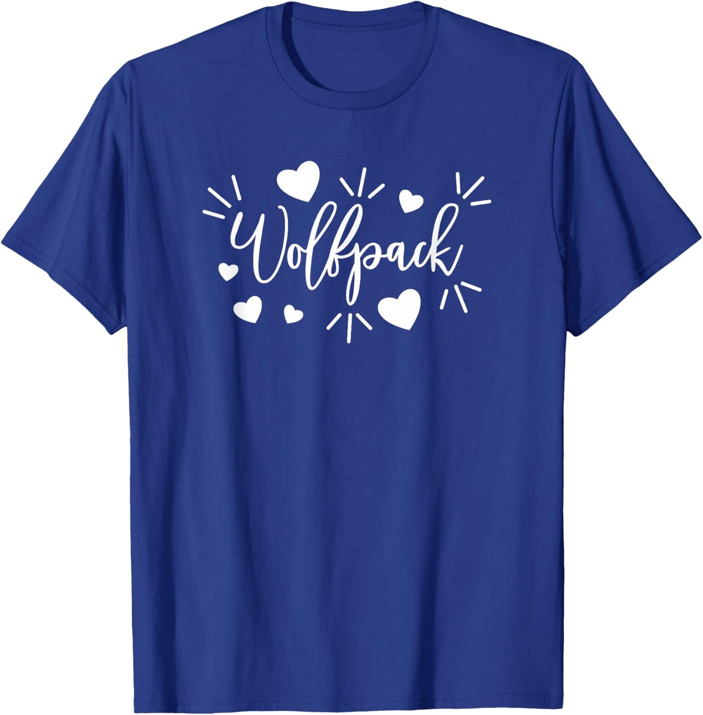 AS Wolfpack sports team mascot T-Shirt - T-Shirt | Royal