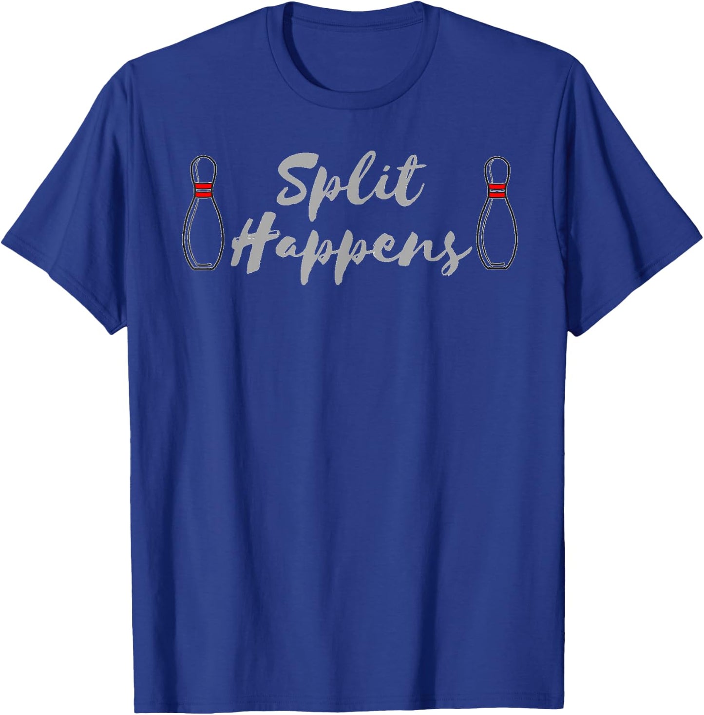 Split Happens Bowling Shirt T-Shirt - T-Shirt | Royal