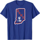 Indiana Hoosiers Big 10 Home State Officially Licensed T-Shirt - T-Shirt | Royal