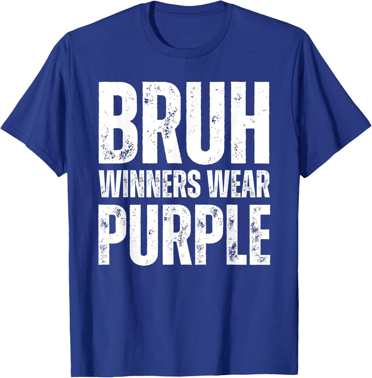 Winners Wear Purple Team Spirit Week Game Color Sports Day T-Shirt - T-Shirt | Royal