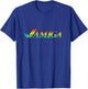 Amiga Tick Rainbow Retro Computer T-Shirt - T-Shirt | Royal