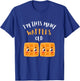 I'm This Many Waffles Old - 2nd Birthday 2 Years Old Bday T-Shirt - T-Shirt | Royal