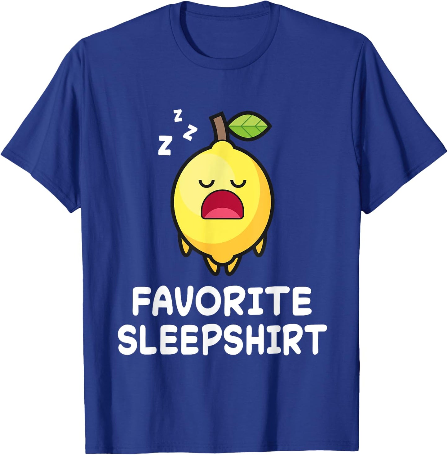 Lemon Lemons Nap Sleeping Sleep Pajama Nightgown T-Shirt - T-Shirt | Royal