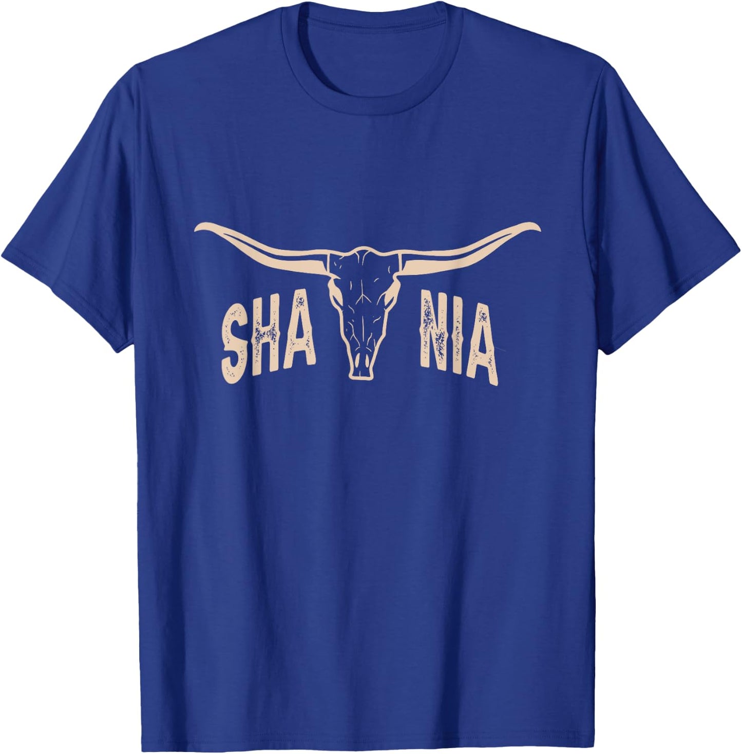 Retro Shania First Name Girl Personalized 80s Vintage Outfit T-Shirt - T-Shirt | Royal