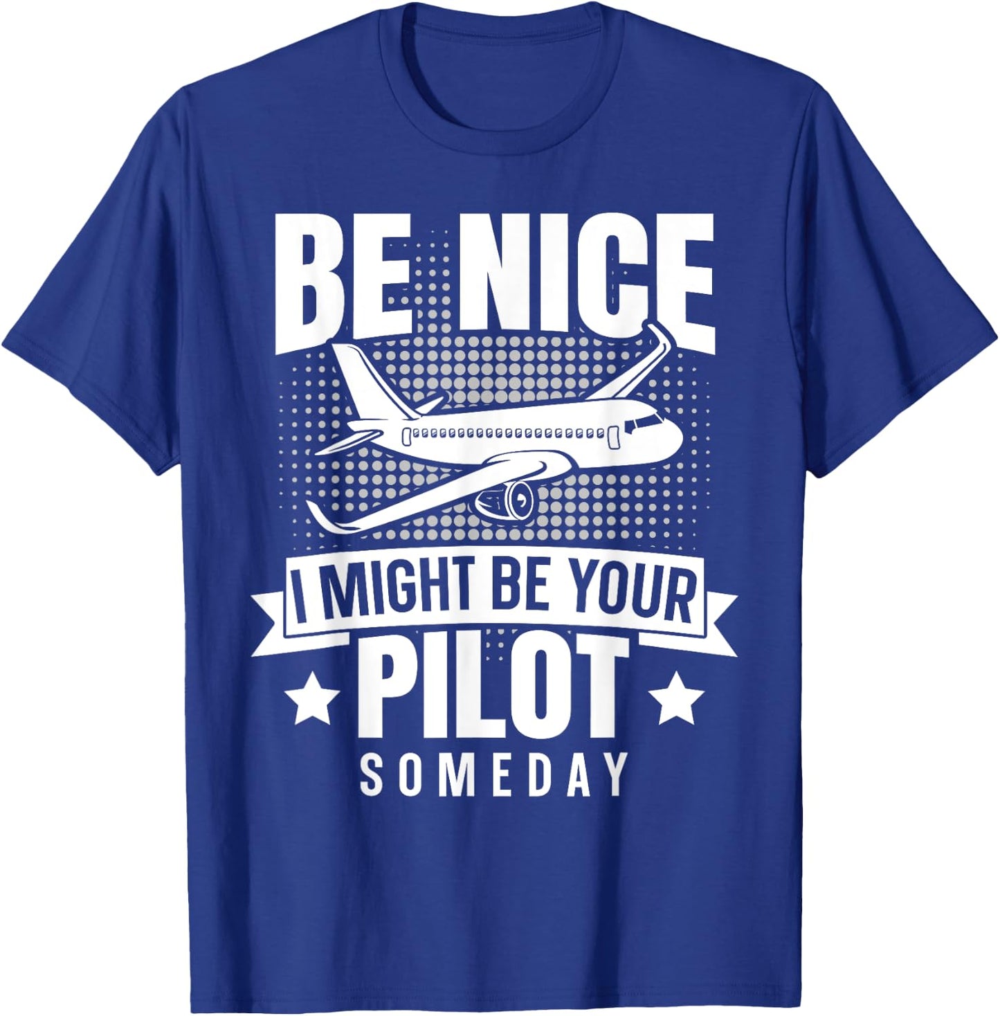 Funny Pilot Design Women Aviation Airplane Pilot T-Shirt - T-Shirt | Royal