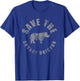 Distressed Save The Chubby Unicorn T-Shirt - T-Shirt | Royal