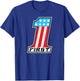 America First or America #1 shirt T-Shirt - T-Shirt | Royal