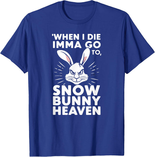 Snow Bunny Heaven T-Shirt - T-Shirt | Royal