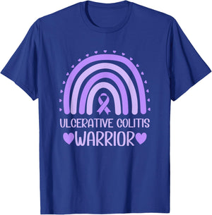 Ulcerative Colitis Warrior Ulcerative Colitis Awareness T-Shirt - T-Shirt | Royal