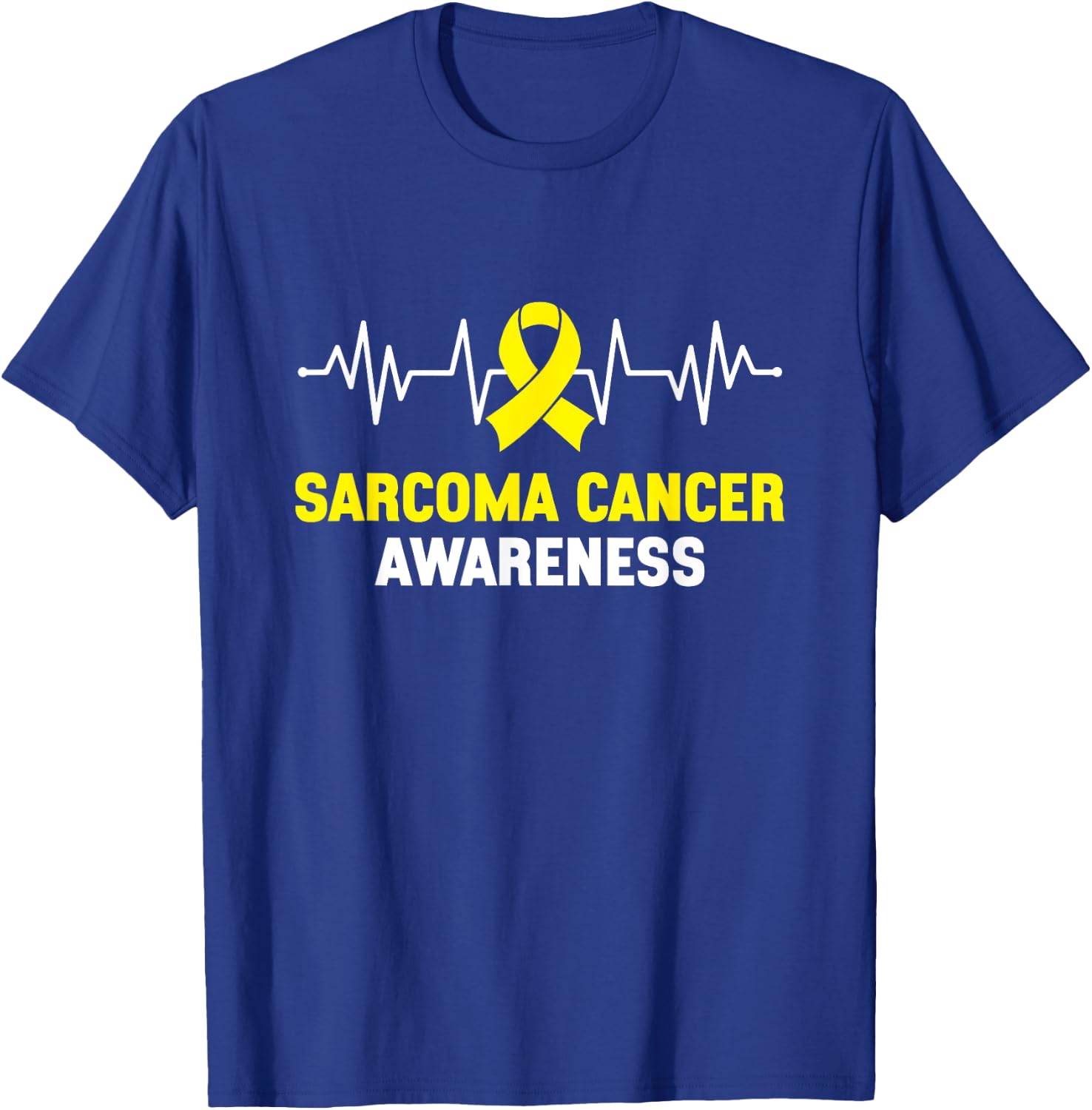 Sarcoma Cancer Warrior Sarcoma Cancer Awareness T-Shirt - T-Shirt | Royal