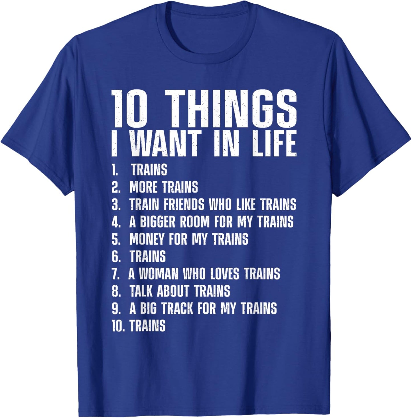 Cool Train Art Women Kids Railroad Model Train Lover T-Shirt - T-Shirt | Royal