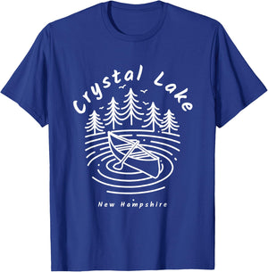 Crystal Lake New Hampshire T-Shirt - T-Shirt | Royal