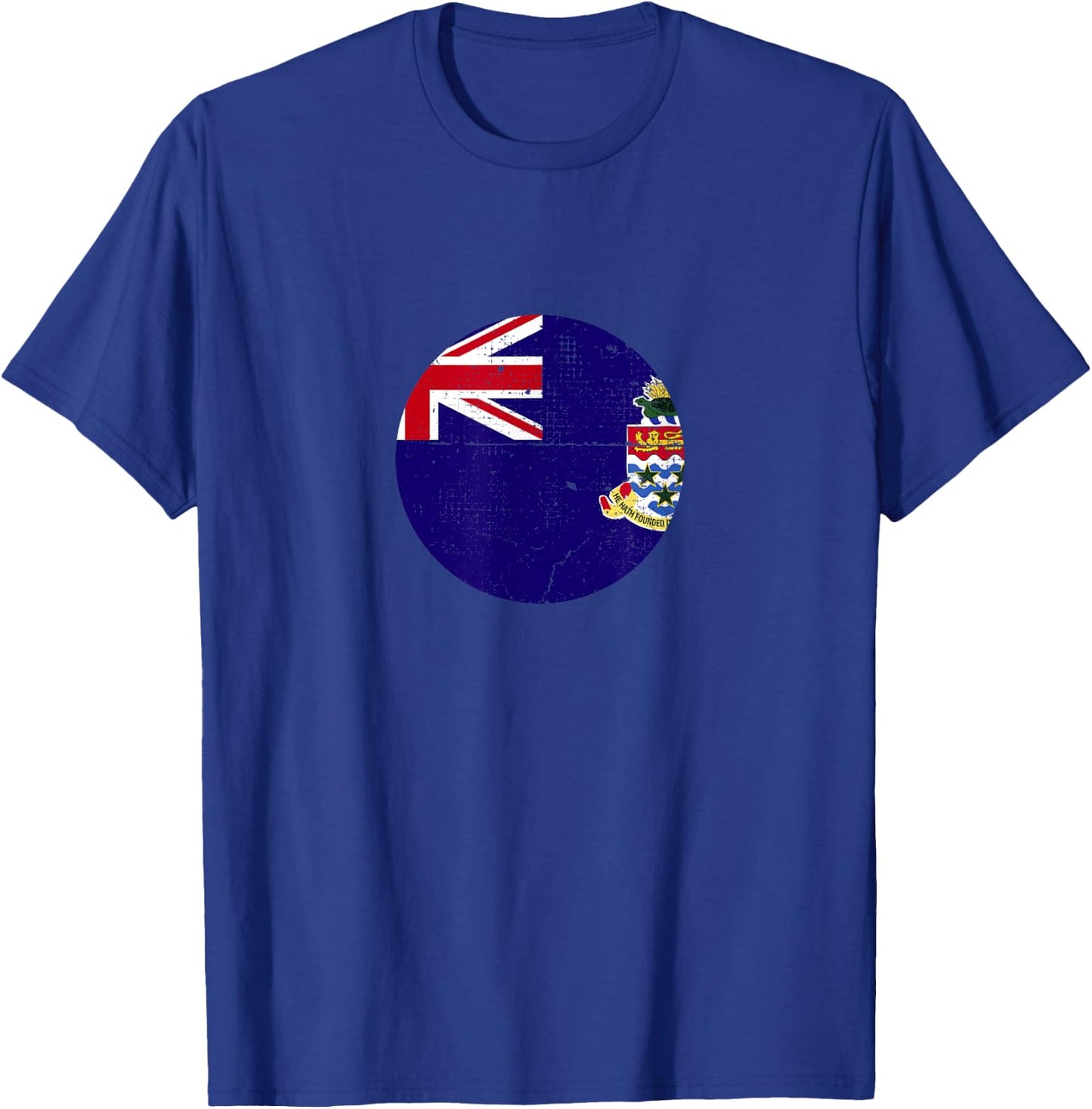 Cayman Islands Vintage Caymanian Flag T-Shirt - T-Shirt | Royal