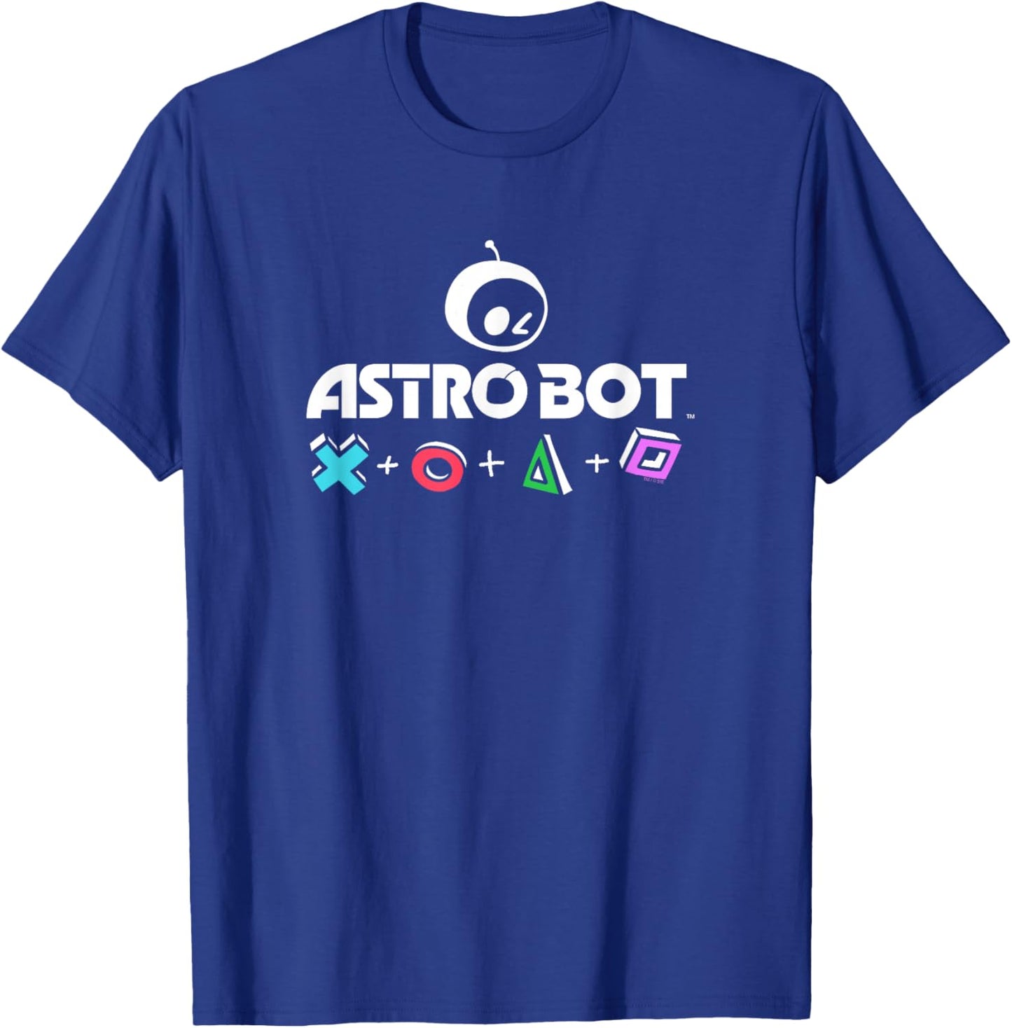 Astro Bot Rescue Mission PlayStation Symbols Video Game T-Shirt - T-Shirt | Royal