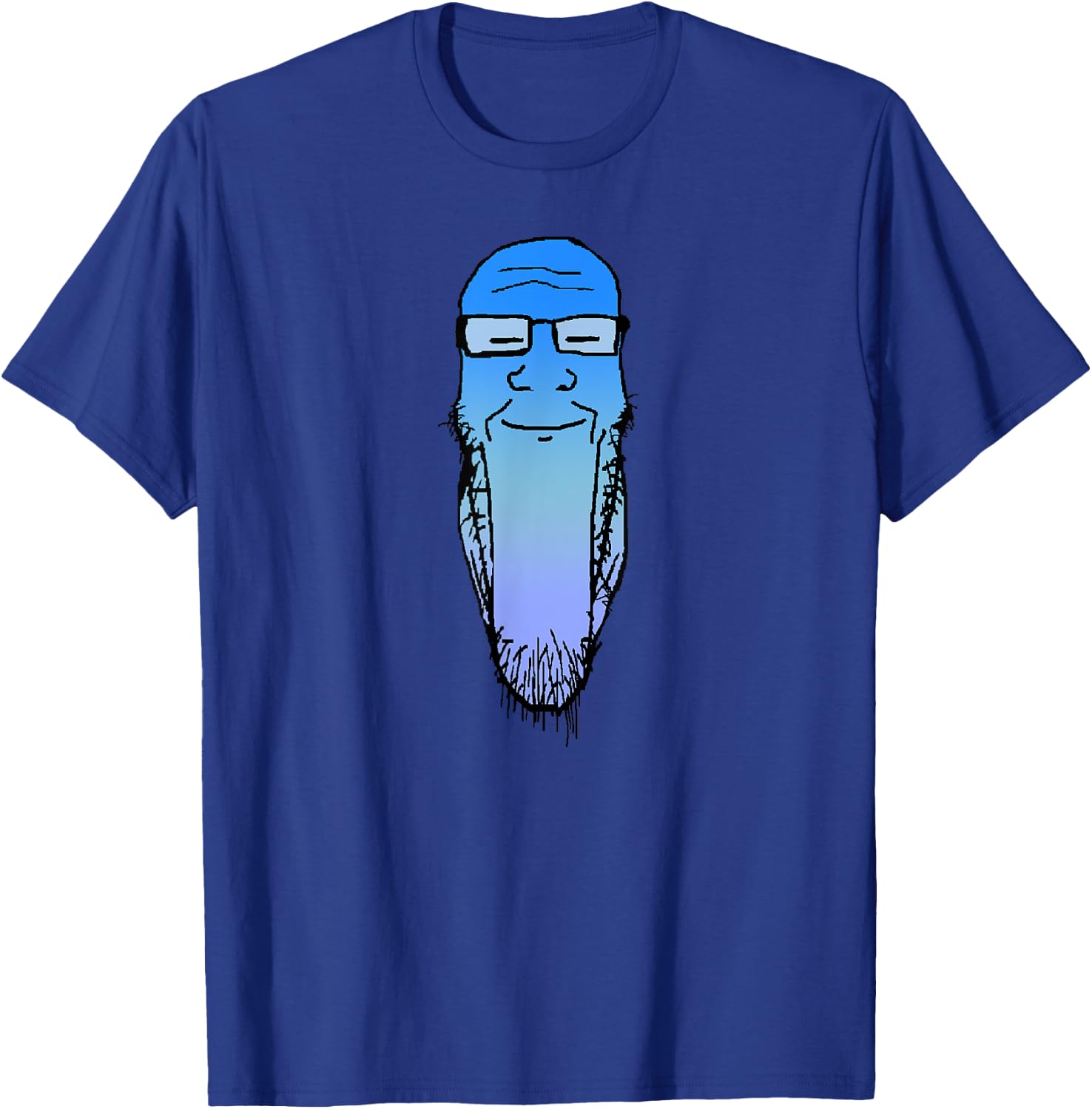 Soyjak Soy Wojak Soyboy Calm Meditation Meme Soyjack Plier T-Shirt - T-Shirt | Royal