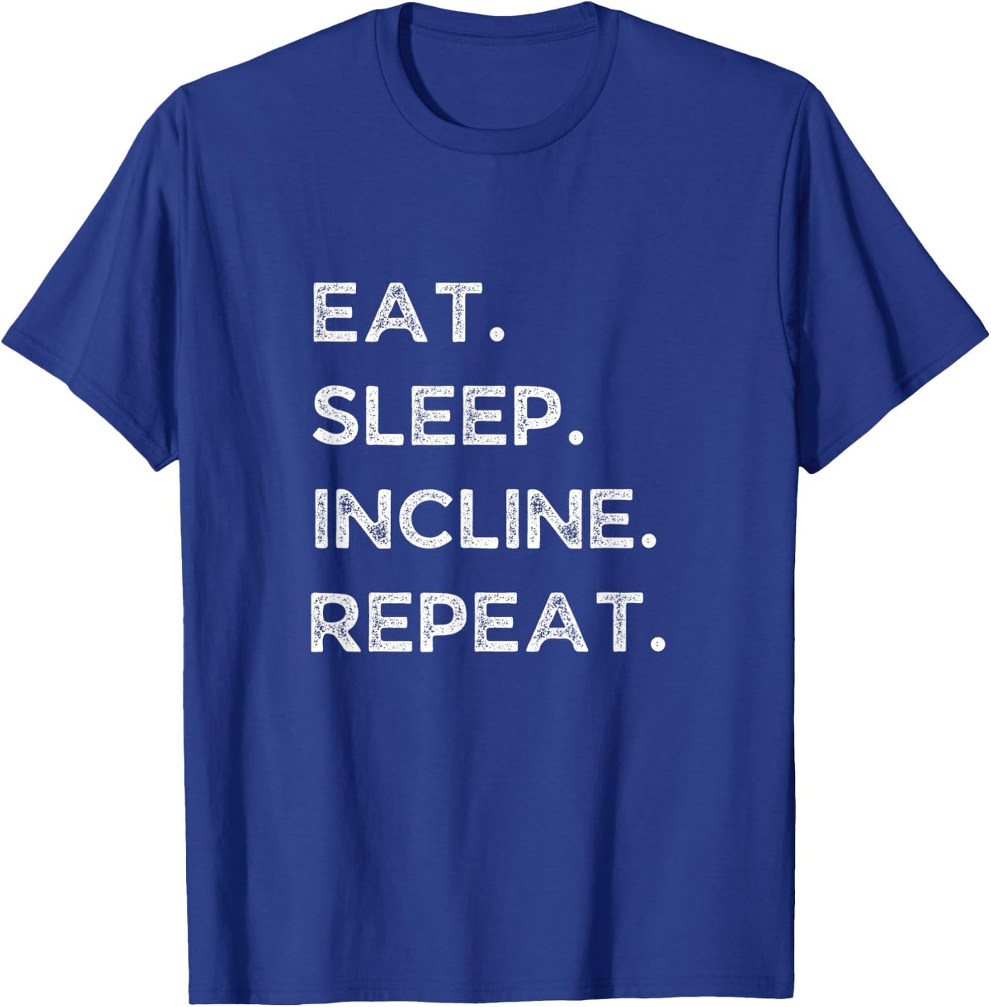 Manitou Colorado The Incline Eat Sleep Incline Repeat T-Shirt - T-Shirt | Royal