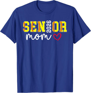 Softball Senior Mom 2026 Softball Player Senior Mama 2026 T-Shirt - T-Shirt | Royal