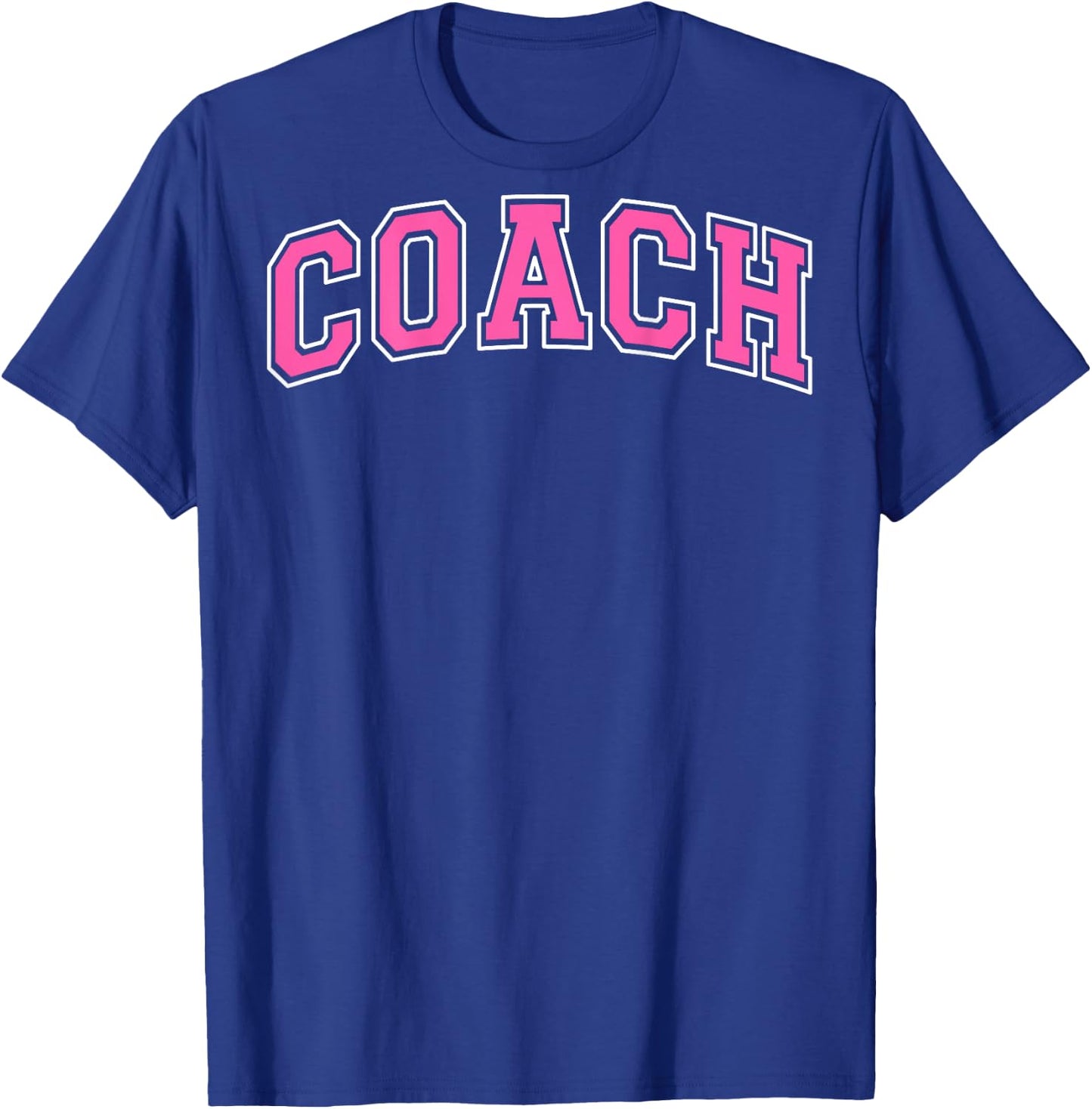 Coach Sports Trainer Vintage Pink White on the back T-Shirt - T-Shirt | Royal