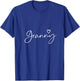 Granny Gifts Grandma Heart Mother's Day Granny V-Neck T-Shirt - T-Shirt | Royal