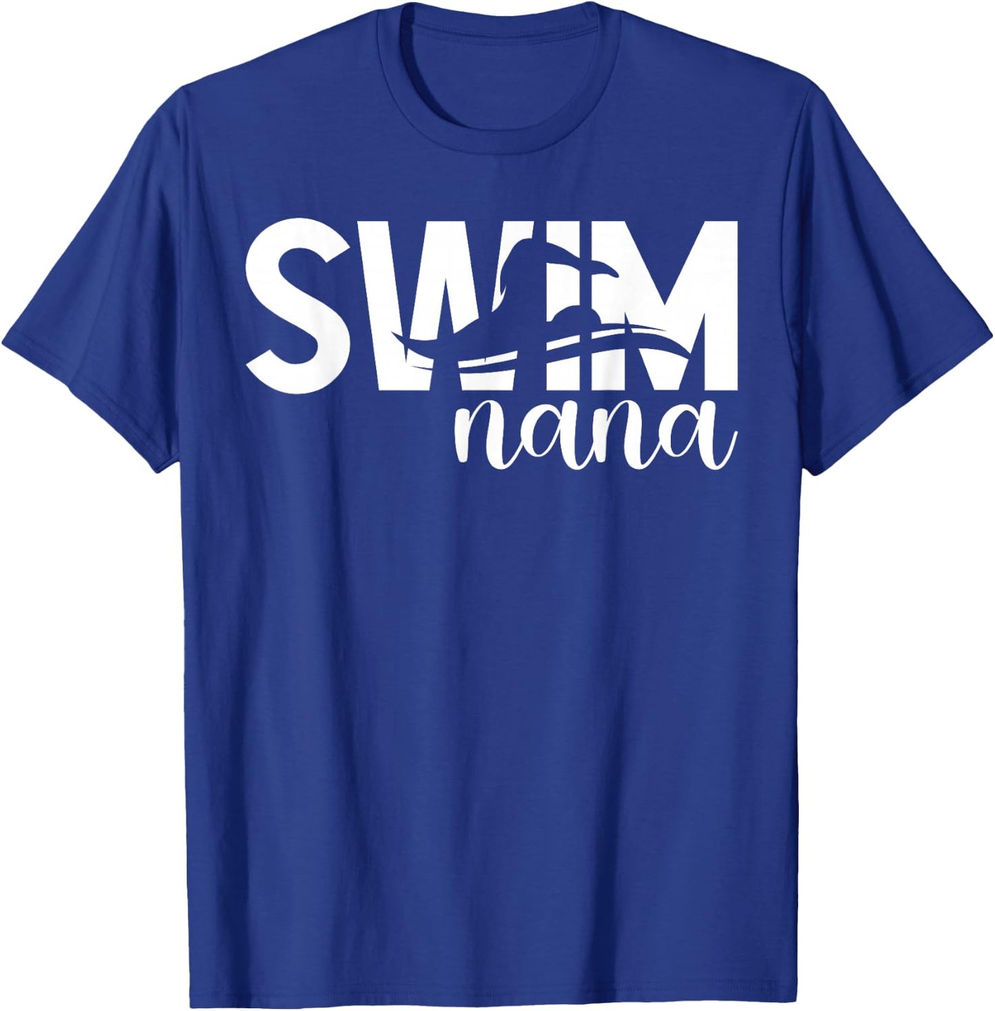 Swim Nana Of A Swimmer Nana Swimming Nana T-Shirt - T-Shirt | Royal