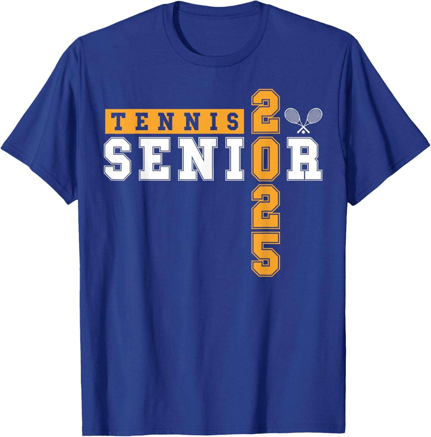 Tennis Senior Night Tennis Senior 2025 Graduation 13 T-Shirt - T-Shirt | Royal