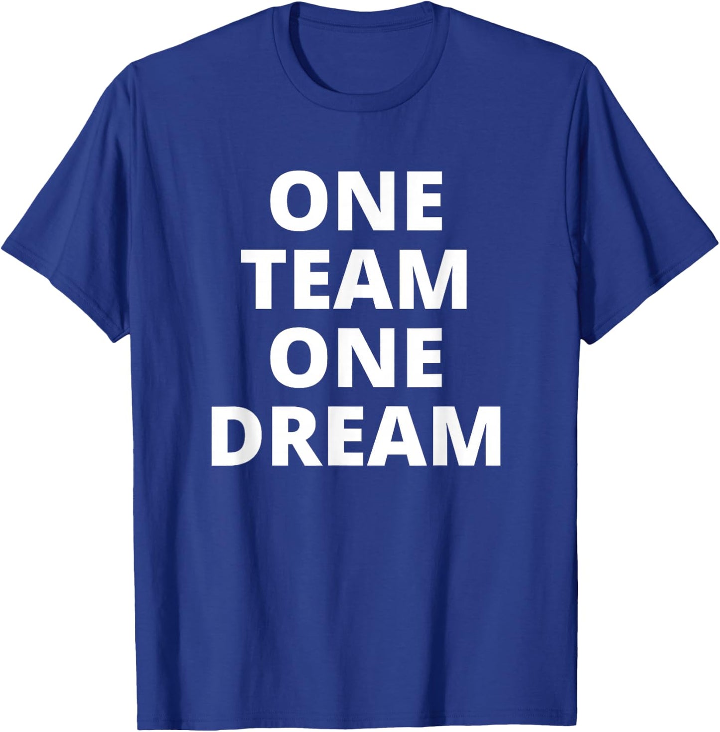 One Team, One Dream Group T-Shirt - T-Shirt | Royal