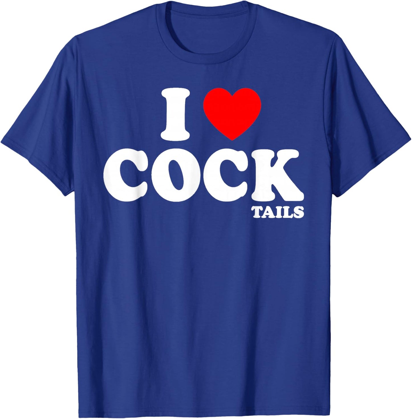 Funny I Love Cocktails I Heart Cocktails Alcohol Drinking T-Shirt - T-Shirt | Royal