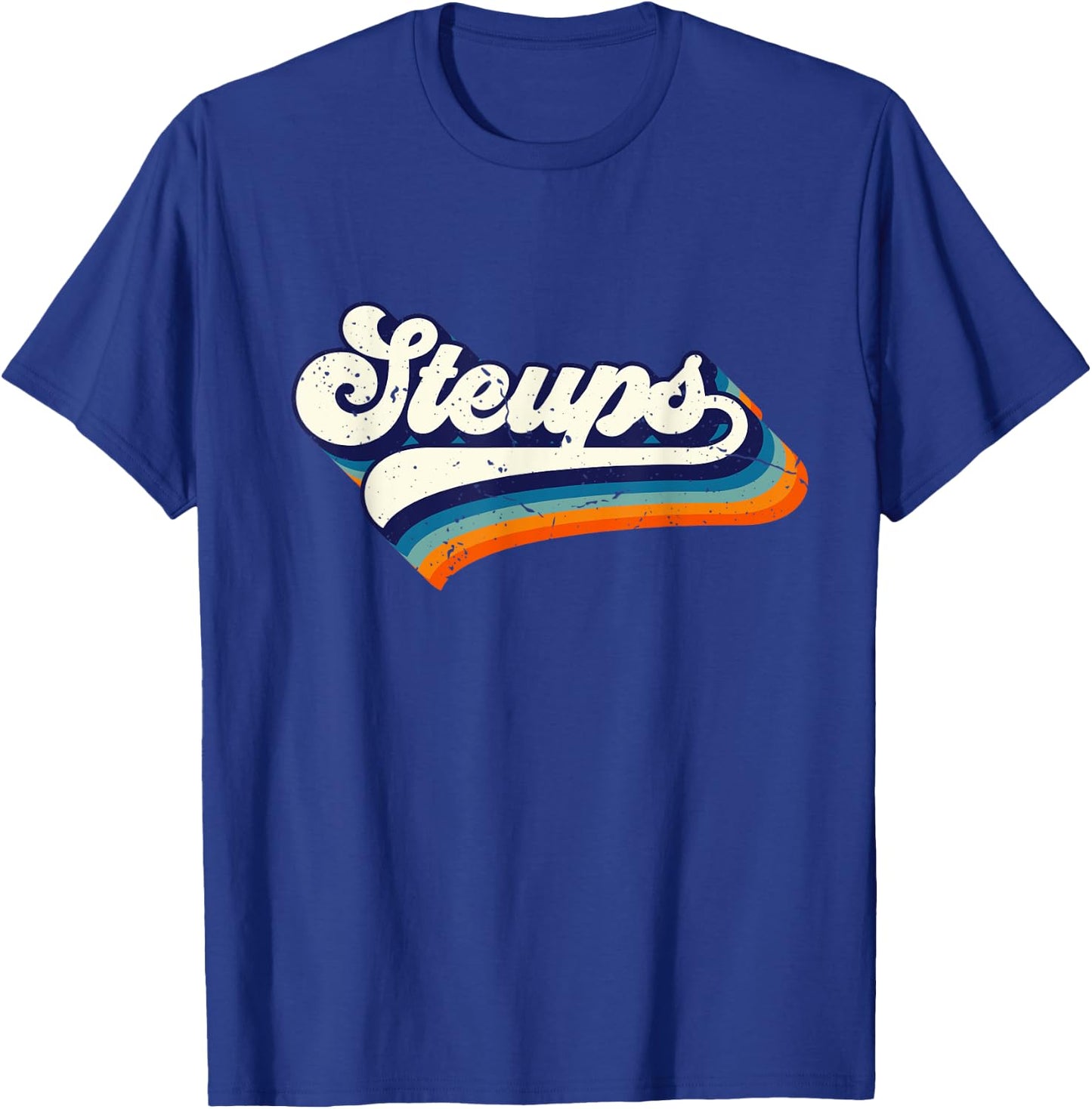 Steups Trinidad and Tobago Funny Pride Flag Retro style T-Shirt - T-Shirt | Royal