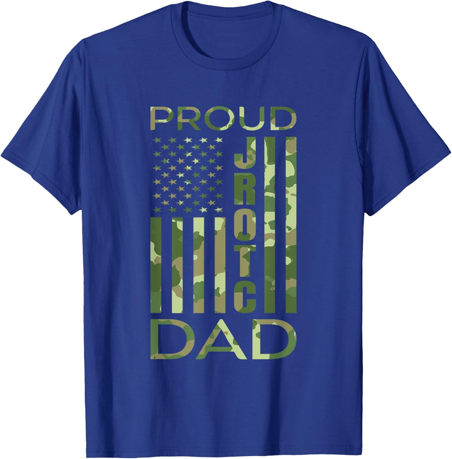 Proud JROTC Dad United States Junior ROTC T-Shirt - T-Shirt | Royal