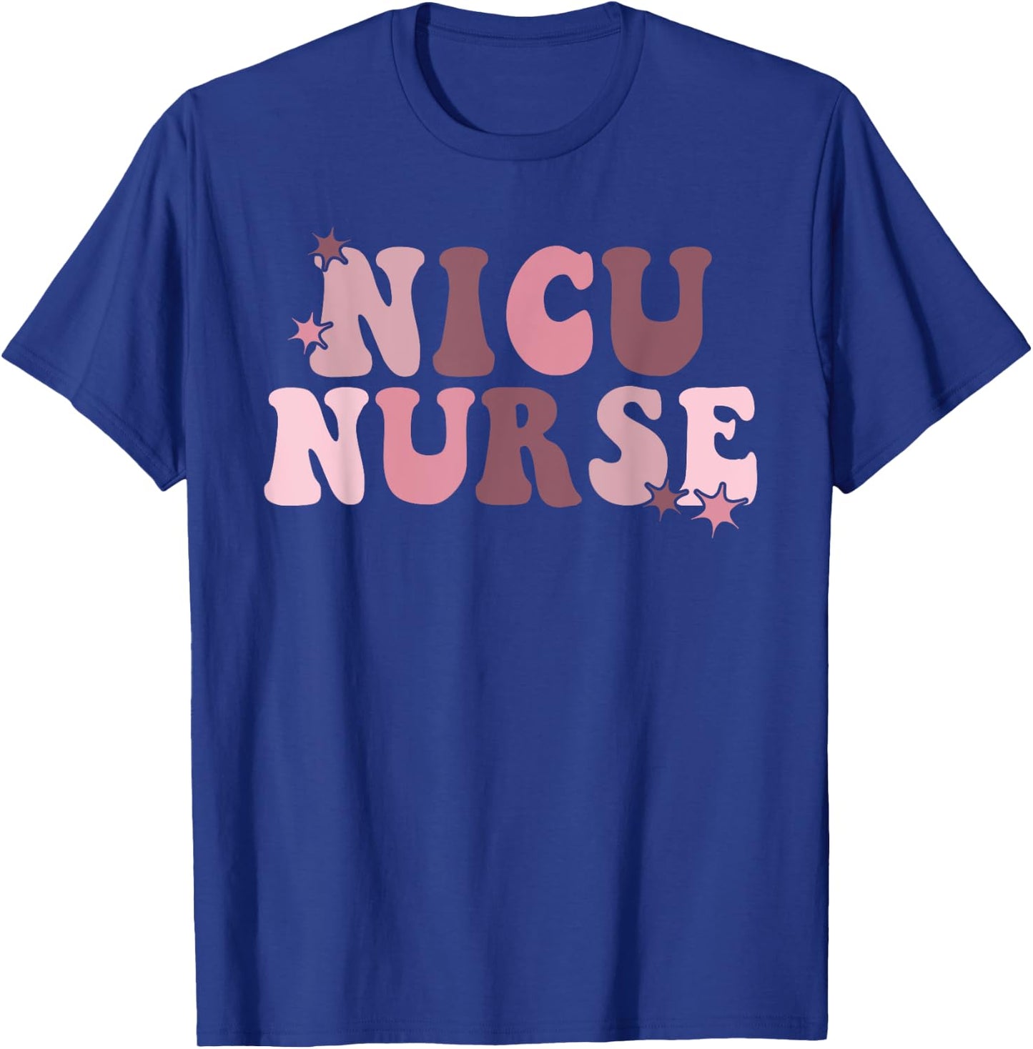 NICU Nurse Neonatal ICU Nurse Infant Care Specialist Newborn T-Shirt - T-Shirt | Royal