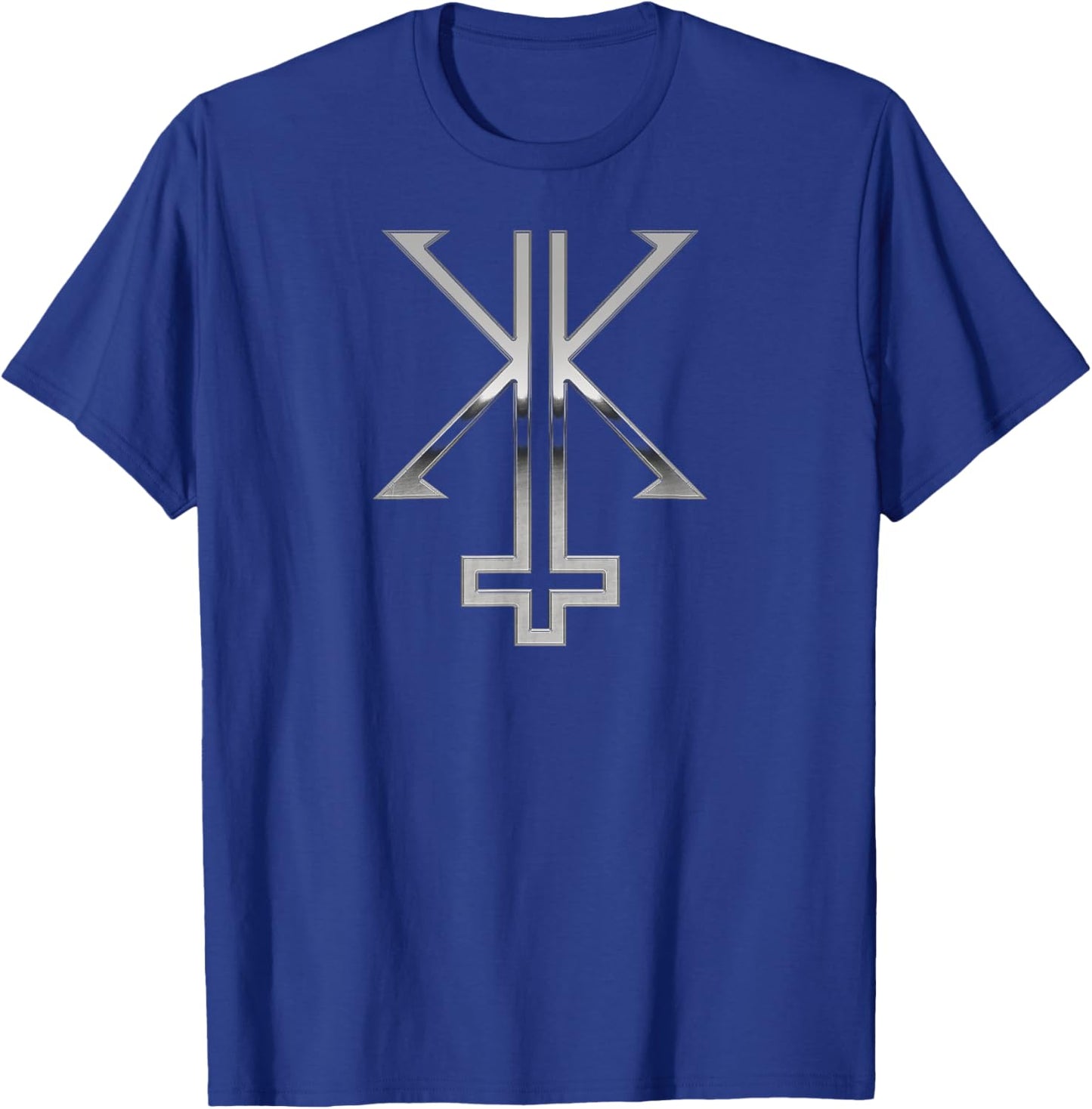 Kerry King – Chrome Logo 2 T-Shirt - T-Shirt | Royal