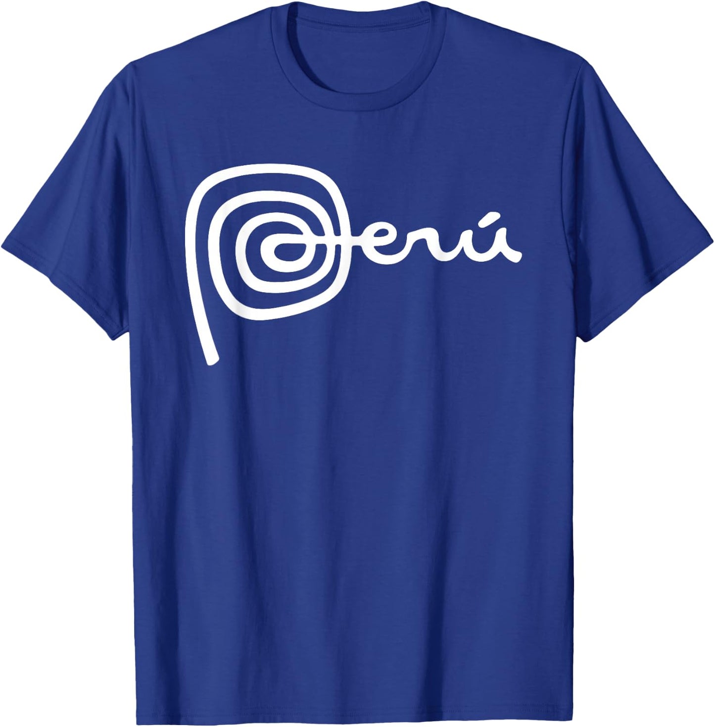 Peru Design Logo Peru Nasca Lines Men Women Kids T-Shirt - T-Shirt | Royal