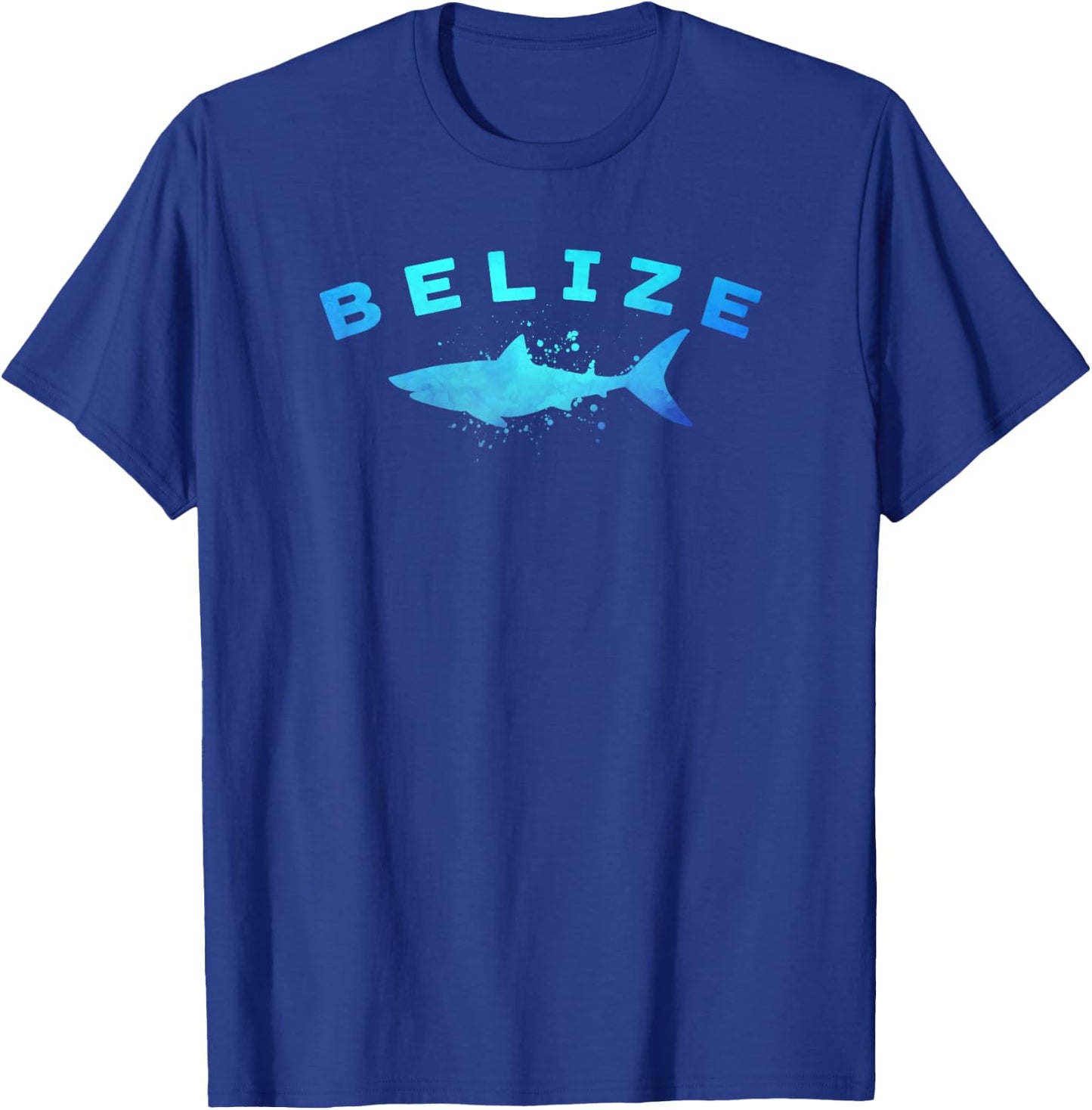 BELIZE Caribbean Beach Vacation Diving Trip Vintage Shark T-Shirt - T-Shirt | Royal