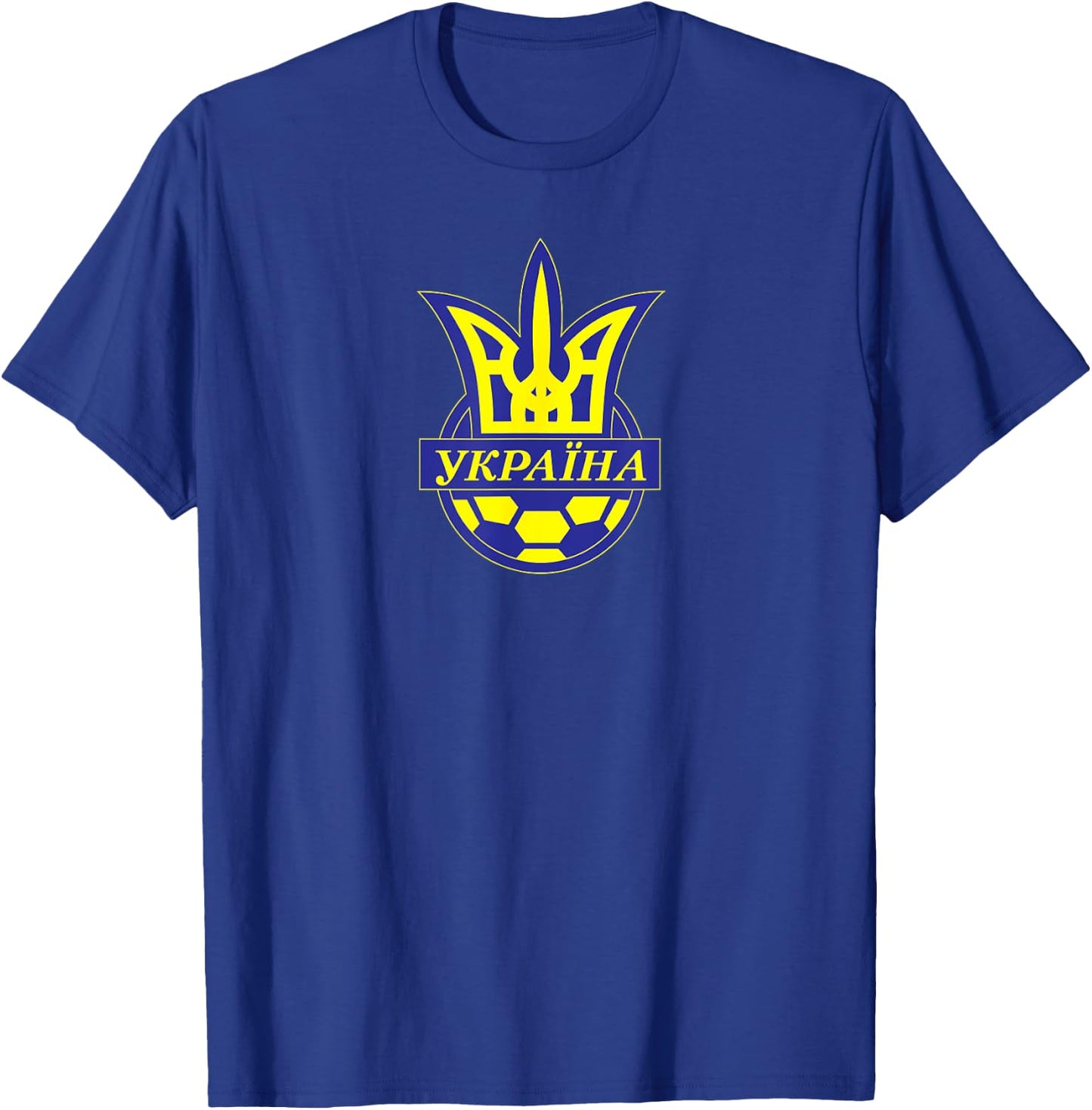 Football Federation of Ukraine Soccer T-Shirt - T-Shirt | Royal