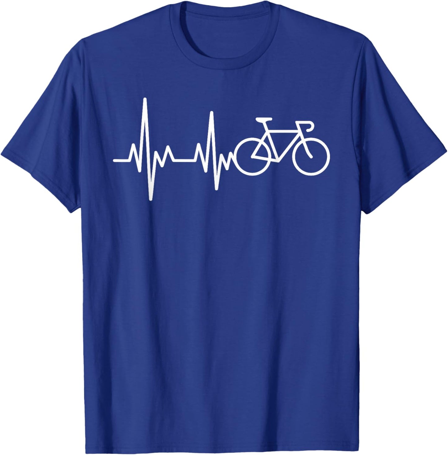Funny Cycling Art Women Road Bike Rider Bicyclist T-Shirt - T-Shirt | Royal