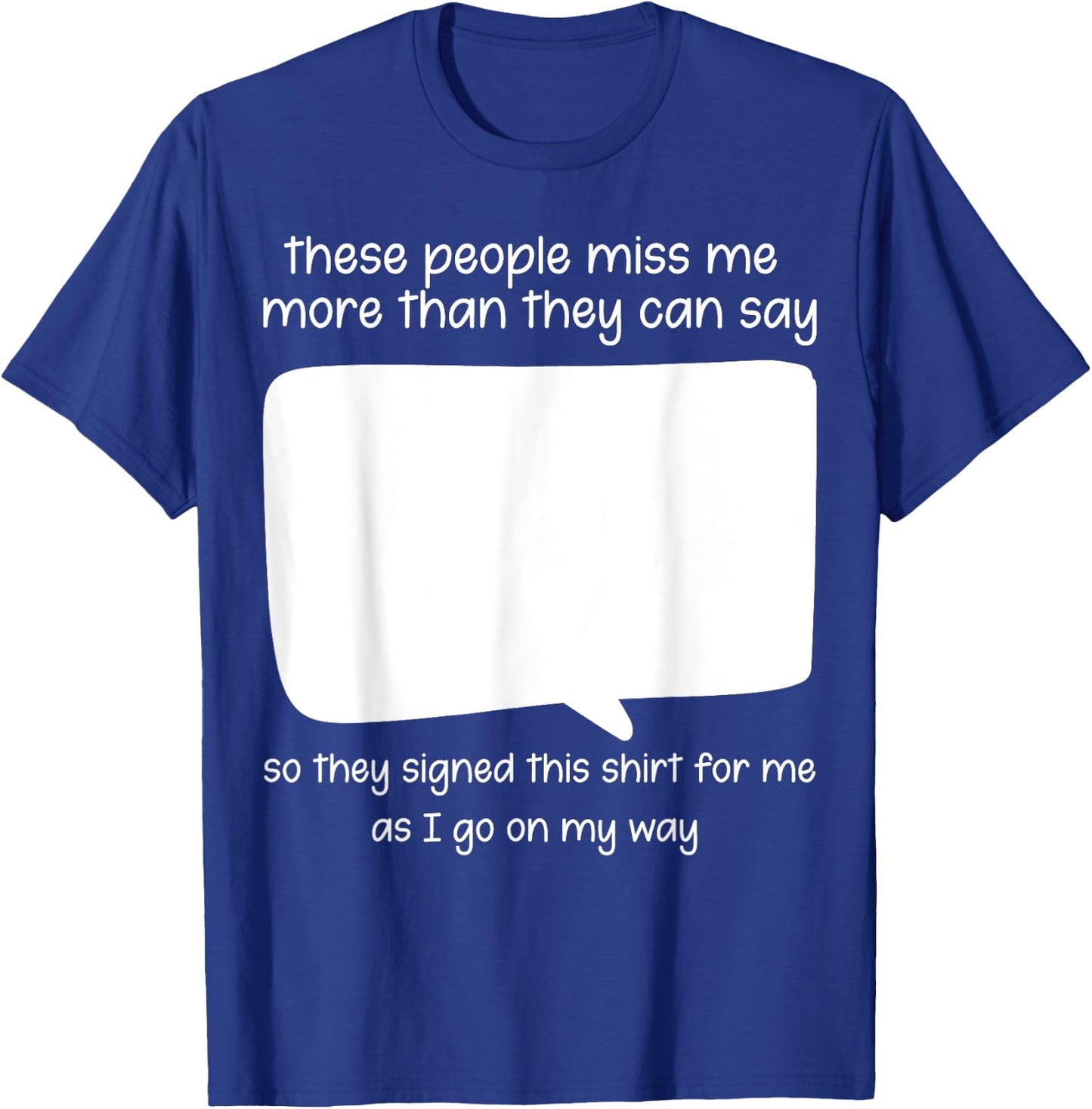 Farewell Coworker Friend Going Away Funny Coworker Leaving T-Shirt - T-Shirt | Royal