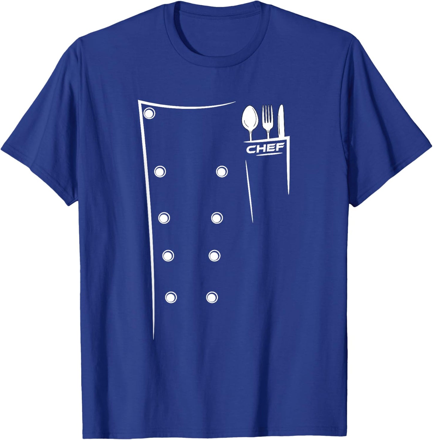 Kitchen Utensils Design Chef Culinary Outfit T-Shirt - T-Shirt | Royal