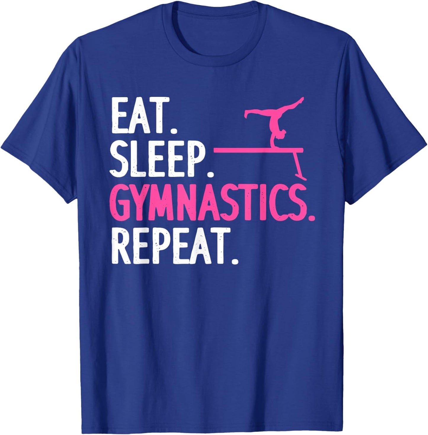 Funny Gymnastics Girls Gymnast Handstand Tumbling T-Shirt - T-Shirt | Royal