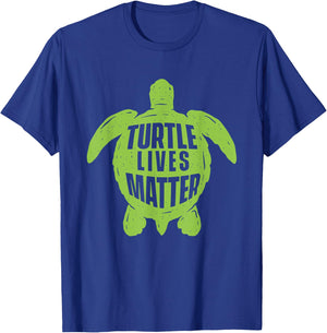 Turtle Lives Matter - Wildlife Cute Tortoise Beach T-Shirt - T-Shirt | Royal