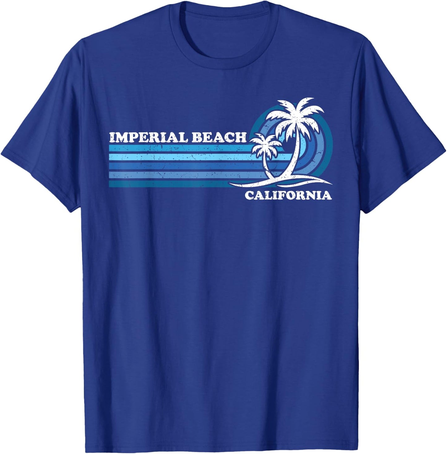 Retro Vintage Family Vacation California Imperial Beach T-Shirt - T-Shirt | Royal