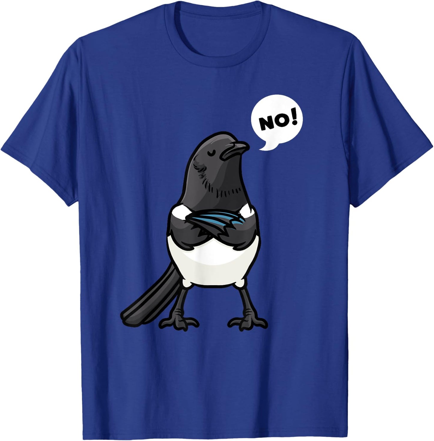 Eurasian Magpie Bird Common Magpie T-Shirt - T-Shirt | Royal