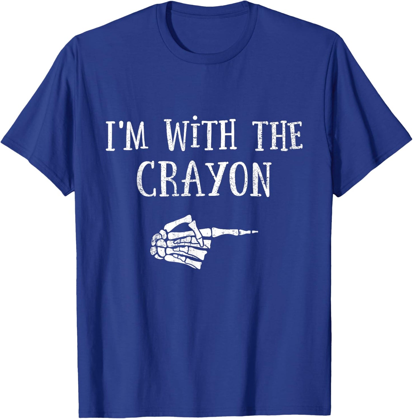 Im with the crayon matching partner couple costume halloween T-Shirt - T-Shirt | Royal
