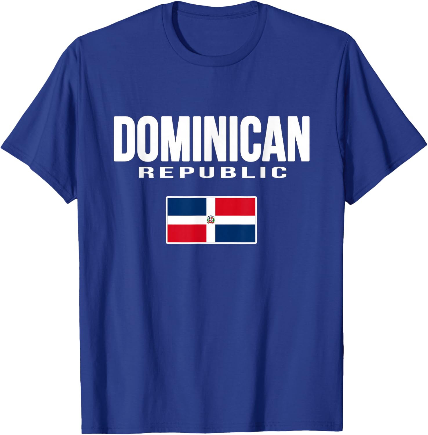 Dominican Republic Flag Republica Dominicana Souvenir T-Shirt - T-Shirt | Royal