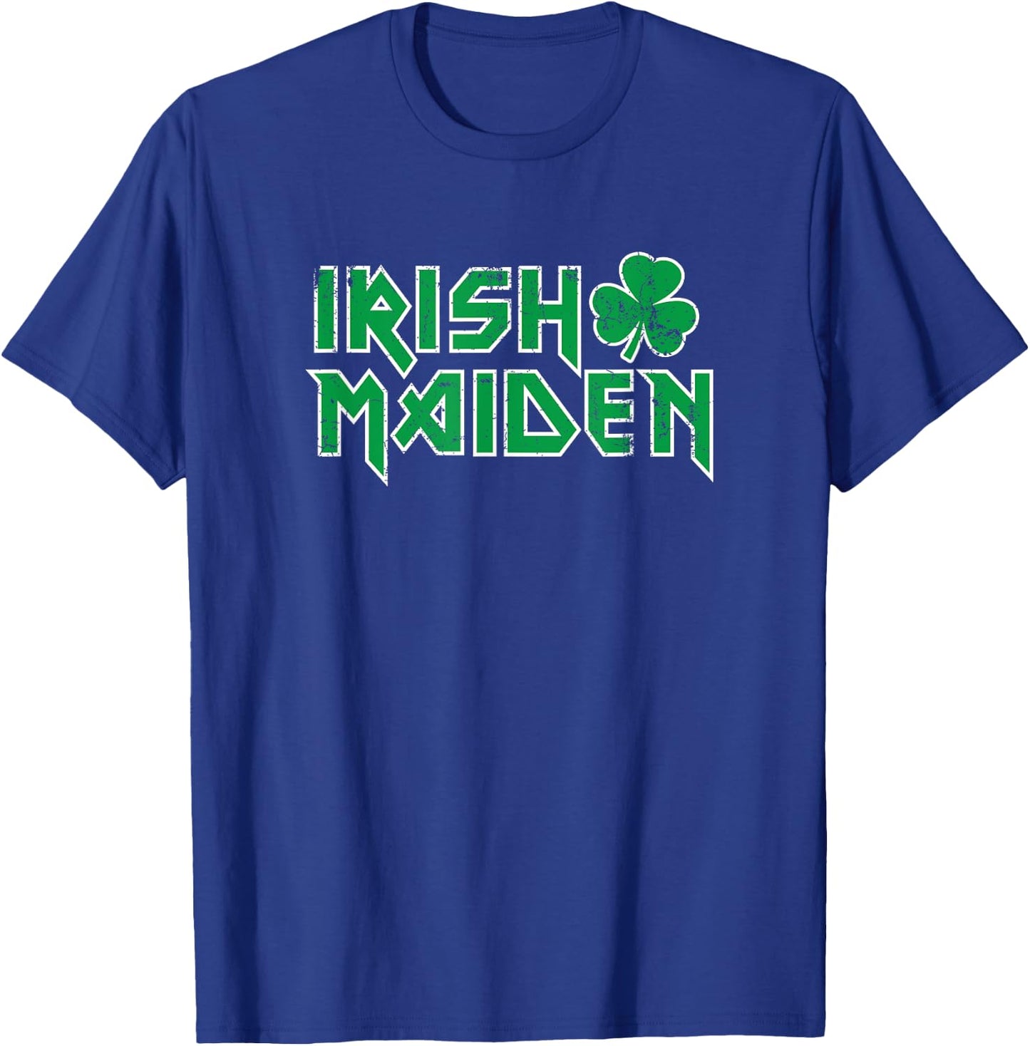 Irish Maiden, funny heavy rocker paddy maeve beer maid craic T-Shirt - T-Shirt | Royal