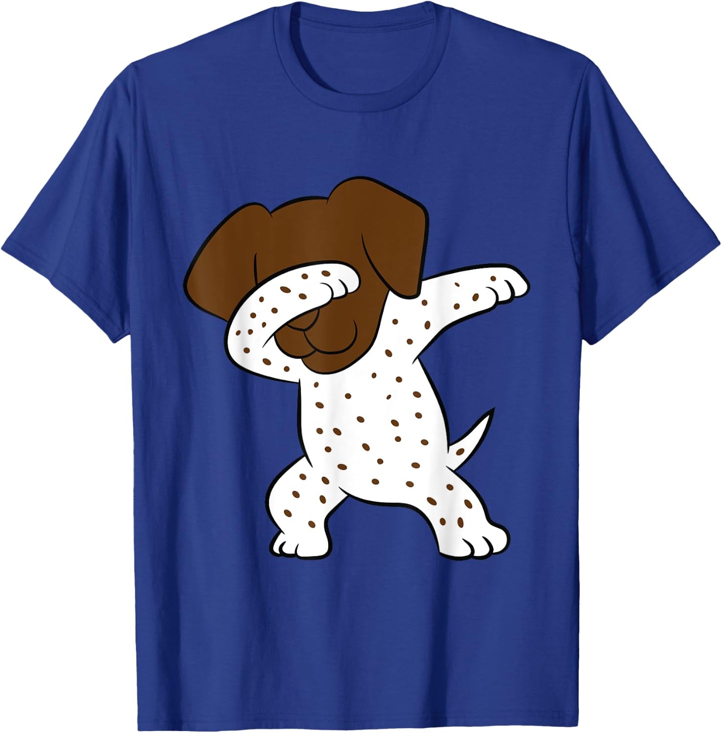 Dabbing German Shorthaired Pointer Cute Dabbing GSP Dog T-Shirt - T-Shirt | Royal