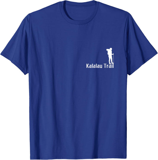 Kalalau Trail Graphic , Hiking Adventure, Vintage Kalalau T-Shirt - T-Shirt | Royal