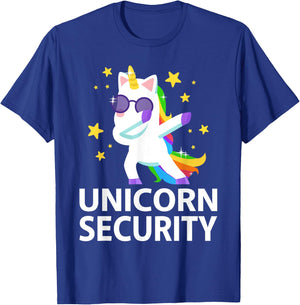 Unicorn Headband Adult Unicorn Onesie Unicorn Security T-Shirt - T-Shirt | Royal